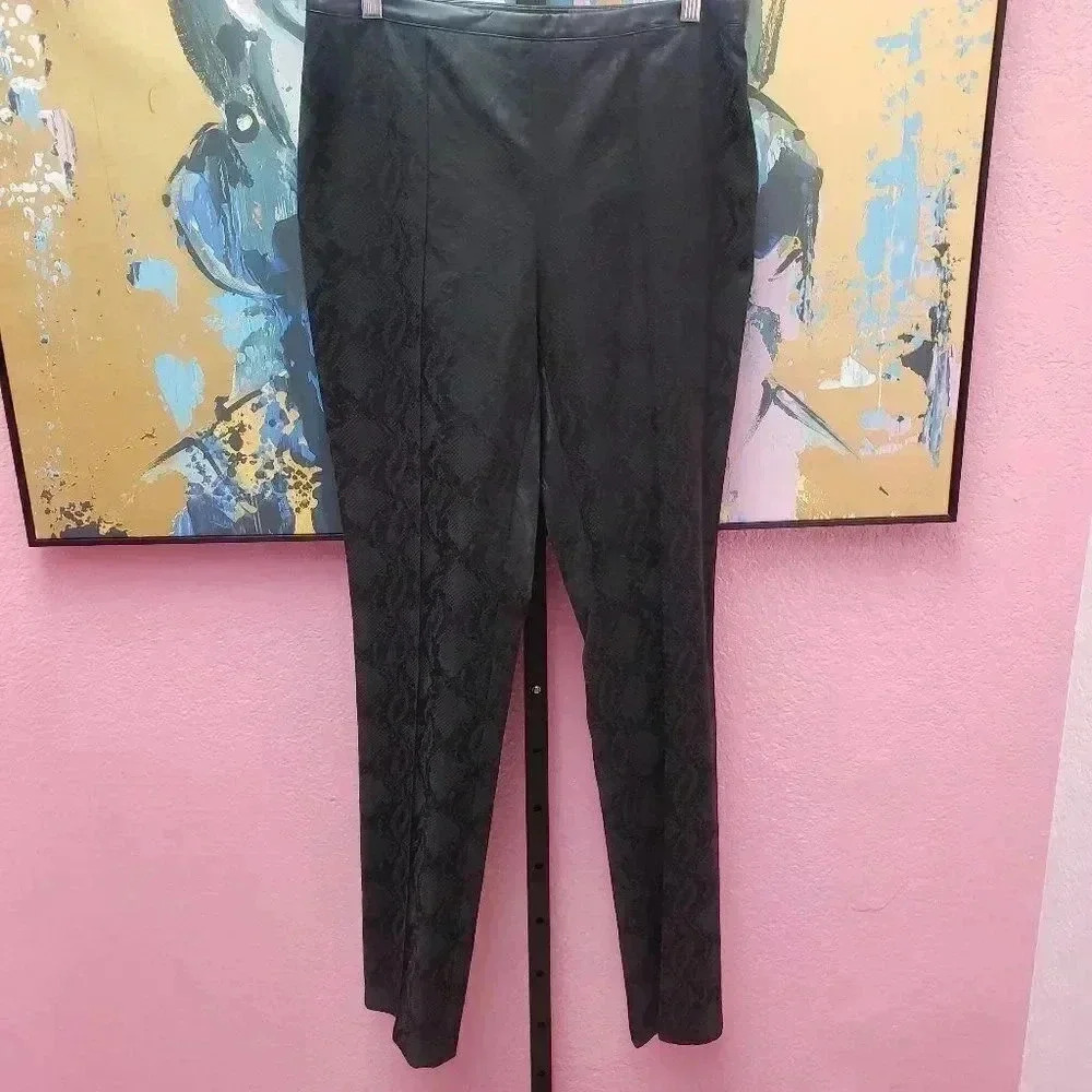 Tribal Snake Print Black Pant
